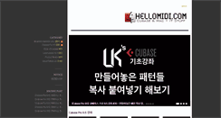 Desktop Screenshot of hellomidi.com